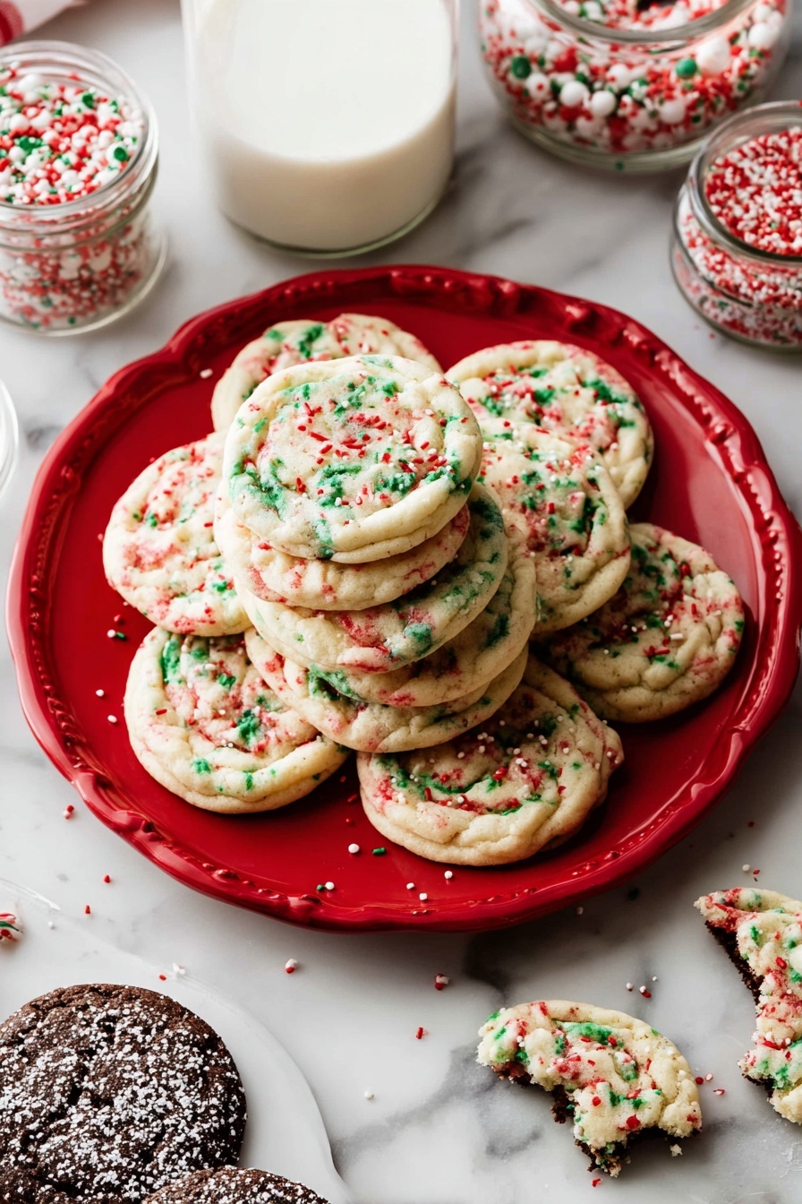 Christmas Sugar Cookies - Serving Suggestion